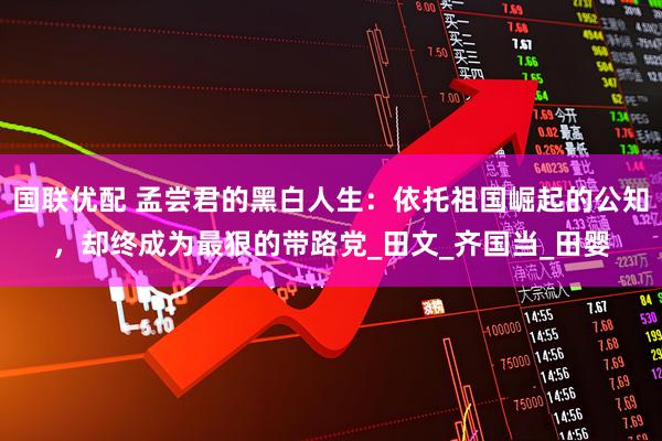 国联优配 孟尝君的黑白人生：依托祖国崛起的公知，却终成为最狠的带路党_田文_齐国当_田婴